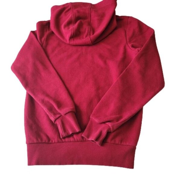 Harry Potter Hogwarts Hooded Sweatshirt Long Sleeve Maroon Pink Gold 8-10 - Picture 3 of 12